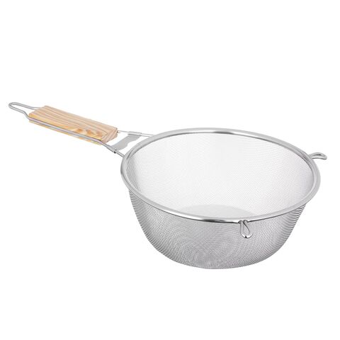 РЕТРО, сито с ручкой, 21 см, нержавеющая сталь 01