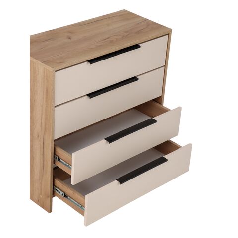 ДЕЛАНО, комод, 4 ящика, 75х33 см, кашемир 5