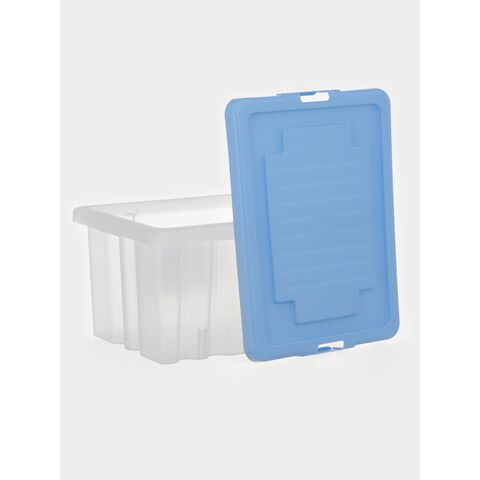 Ящик для хранения Darel-box, 18 л, 40×30×21 см, с крышкой, МИКС 3