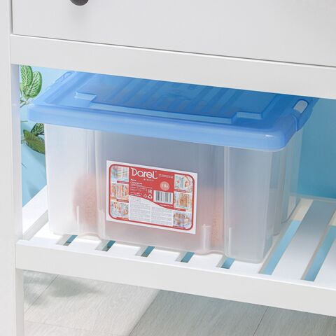 Ящик для хранения Darel-box, 18 л, 40×30×21 см, с крышкой, МИКС 7